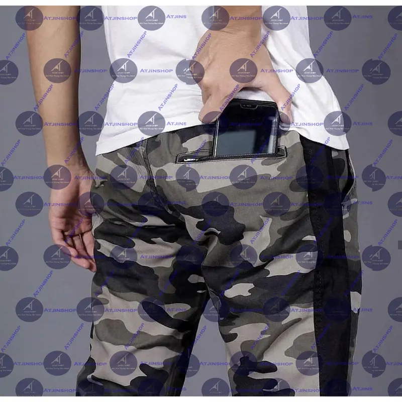 Atjin- Celana Joger Loreng Pria Dewasa Termurah Model Terbaru Tactical Army Commando Katun 4