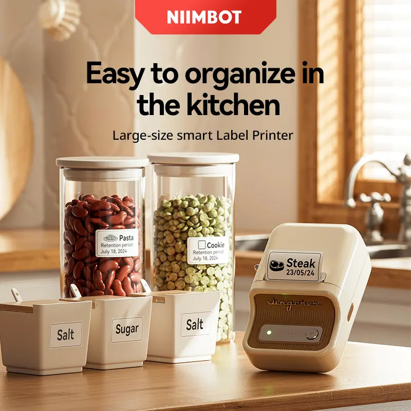 Niimbot B21 Label Printer Portable Thermal Smart Bluetooth Printer for Mobile Phone Android IOS Label Maker
