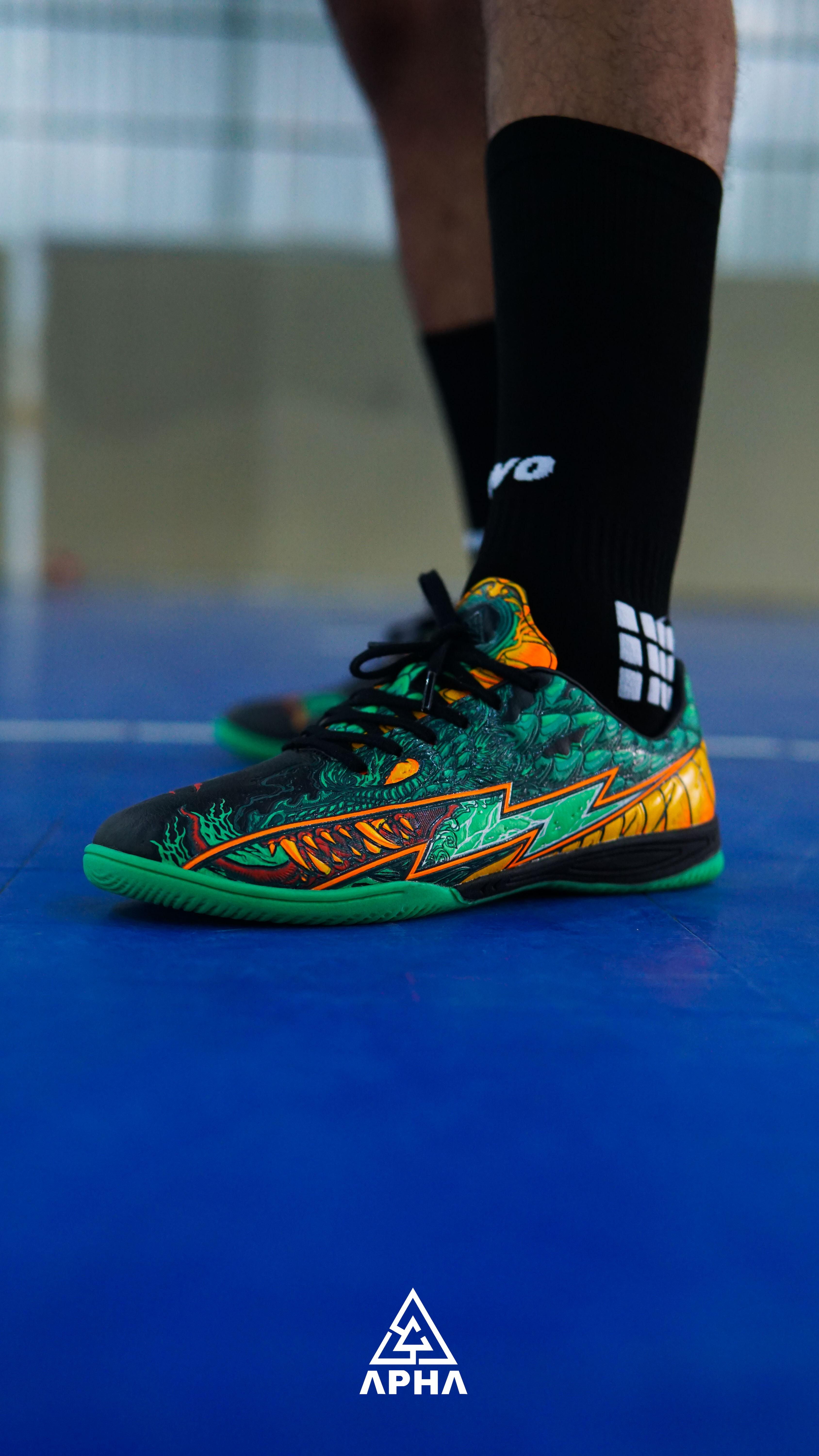 Sepatu Futsal Apha Animax Series Ryu Kohaku Tytopha 33-45 Dewasa dan Anak Lengkap Gratis Kaoskaki