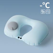 Product Introduction of LuxGaze Foldable Travel Portable Neck Pillow Press Inflatable U-shaped Pillow BXUZ-C 4