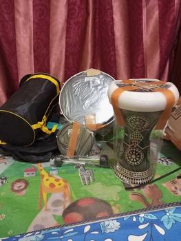 Product Review of Darbuka Shombaty 9inc Motif Special Fullset from K**n 0