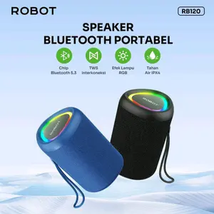 ROBOT RB120 RGB lights IPX4 waterproof bluetooth speaker