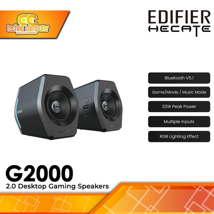 Gambar SPEAKER EDIFIER HECATE G2000 - 2.0 Desktop Gaming Speakers dari Techno Computer Bali Kota Denpasar Tokopedia