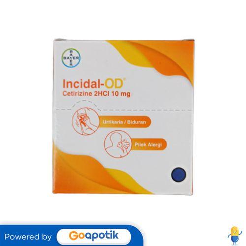 INCIDAL-OD 10 MG BOX 32 KAPSUL