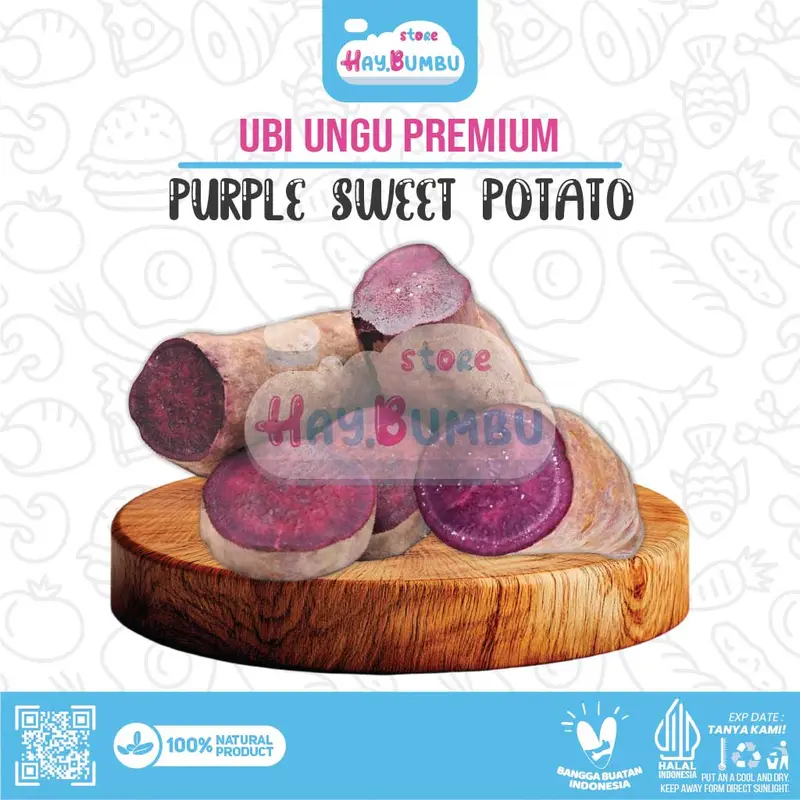 UBI UNGU 1KG KERING BERSIH [Haydeo.Store] PREMIUM QUALITY 0