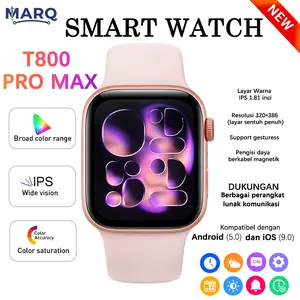 MARQ Promo Ramadhan & Lebaran 2026 Jam Tangan Pintar Smartwatch Original Layar Sentuh Penuh IPS 1.99" Resolusi Pengisian Daya Magnetik Dukungan Gestur