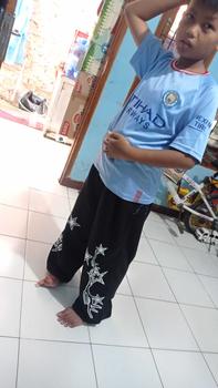 Product Review of BAGGY STAR PANTS CELANA KULOT OVERSIZE Panjang celana skena Wanita Pria Lembut unisex from 🪫** 1