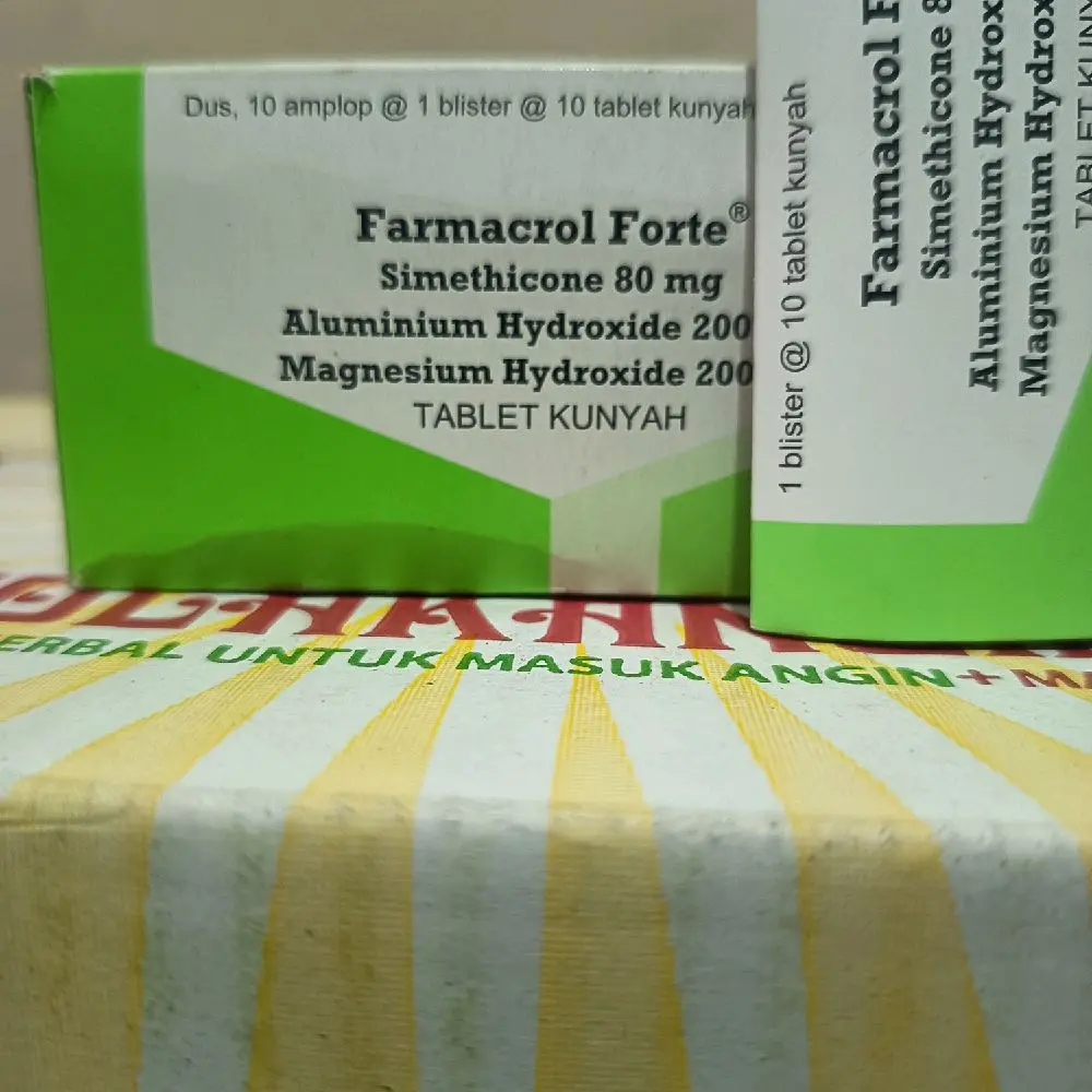 Farmacrol F Tablet kunyah untuk sakit lambung