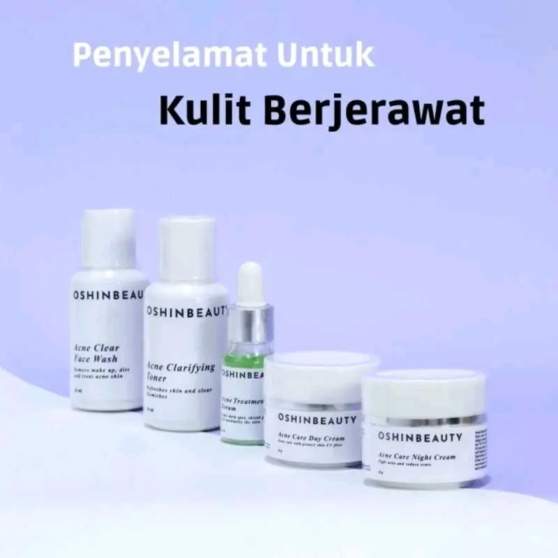 Paket 5in1 Paket OSHiN BEATY/OSHINBEAUTY/Paket Ance Series/Paket Glow Series/Encer/Satuan 1