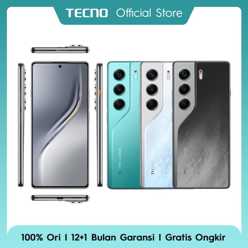 [FlashSnap] TECNO CAMON 40 - 8+8GB*/256GB, 50MP Sony + 8MP Ultra Wide Camera, 32MP Front Camera, 120Hz AMOLED, IP66, 5200mAh+45W, Garansi 12+1 Bulan 7