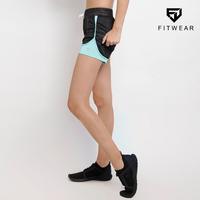 Gambar FITWEAR -Celana pendek lari + Inner CASSIE NET [SKY] M-2XL dari Fitwear Indonesia Kota Bandung 4 Tokopedia