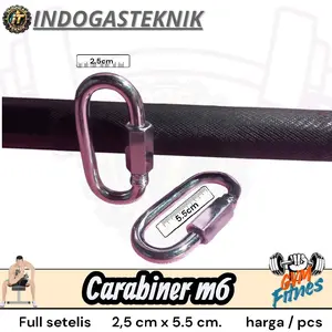Carabiner Setenlis M6 Full Setelis 25 Cm X 55 Cm Harga Pcs