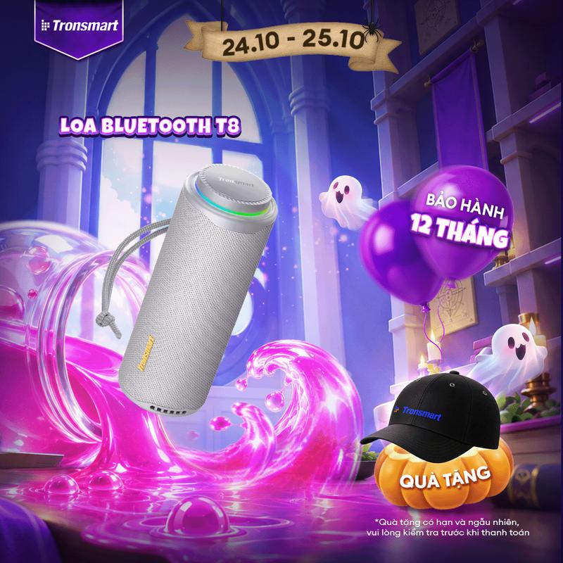Loa Bluetooth Tronsmart T8 | Công Suất 40W | Sử Dụng Đến 18h | Âm Thanh 360°
