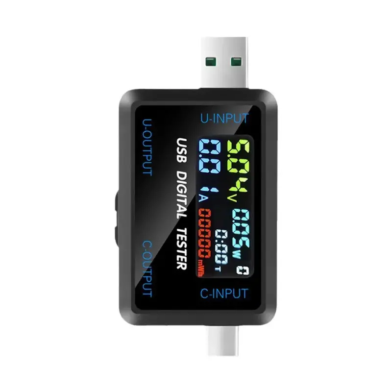 Máy kiểm tra, Thiết bị kiểm tra chuyên nghiệp, Máy dò bộ sạc USB, Máy kiểm tra công suất điện 6