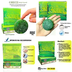 BPOM asli sabun grace deodorant tawas alami grace antiperspirant grace deodoran alami
