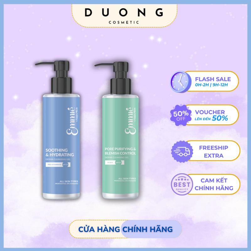 [Bán chạy nhất] Gel Rửa Mặt Sạch Sâu và Dịu Nhẹ Emmié by Happy Skin - Cleansing Gel 180ml
