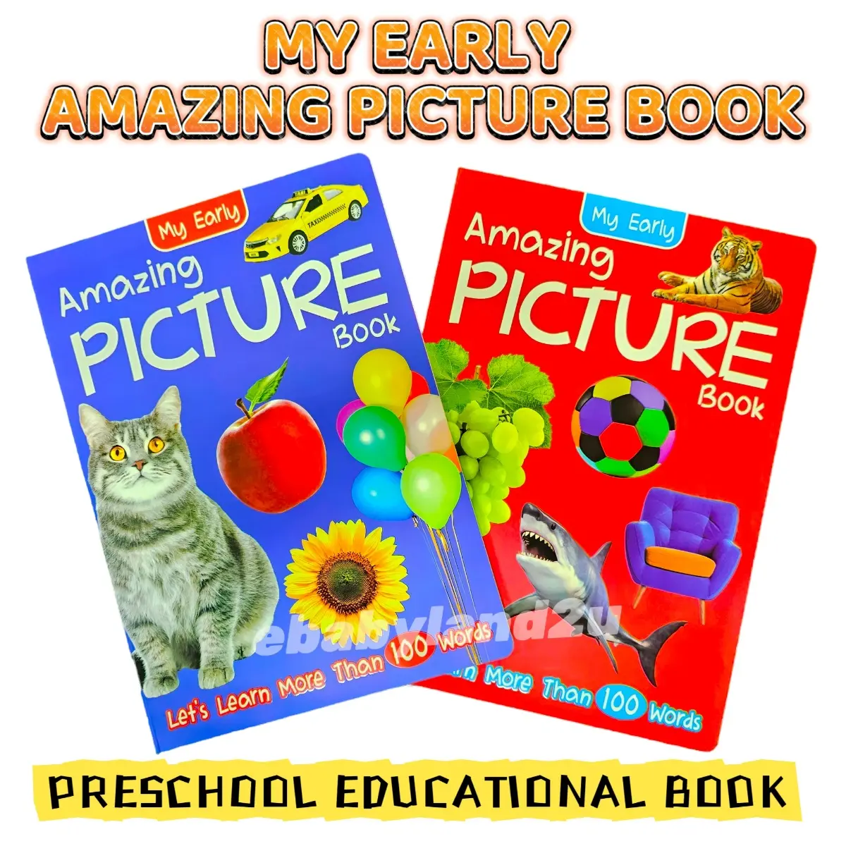 Early Learning Kids Book My Early Amazing Picture Book Buku Bergambar Kanak Kanak