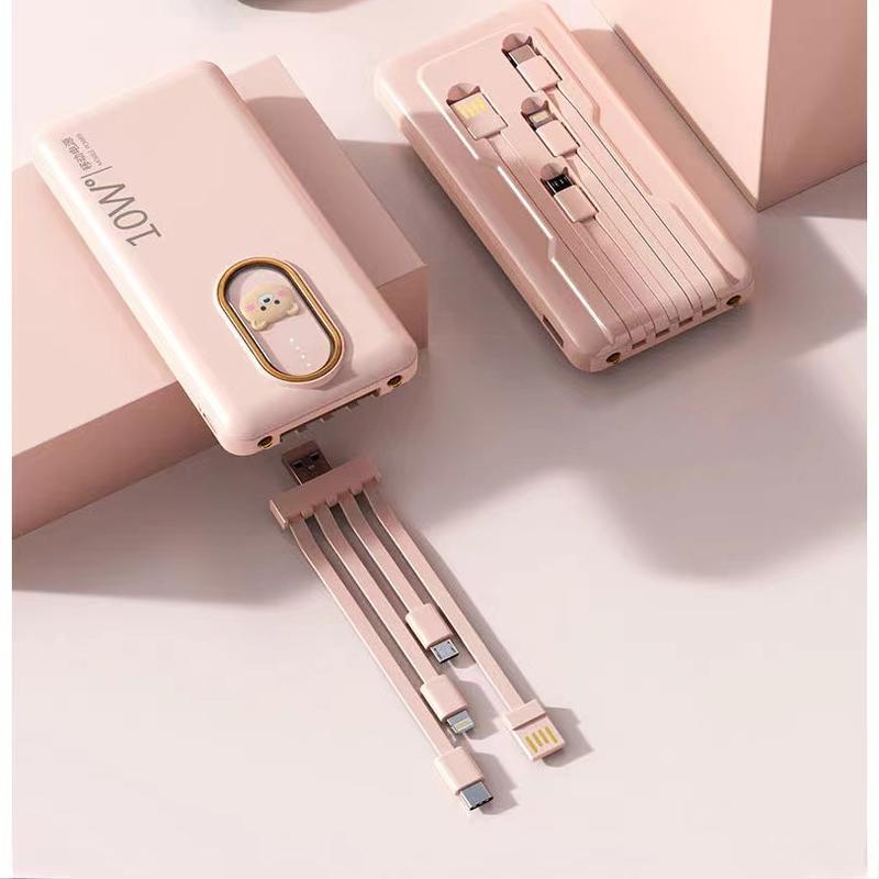 Product Introduction of Power Bank 30000 mAh Mini Kartun BeruangUkuran dengan 4 USB Pengisian Cepat SenteiLED Tampilan Cahava Power Bank Power BankEksternal Charger Ponsel Portabel untuk lOS /Android 29