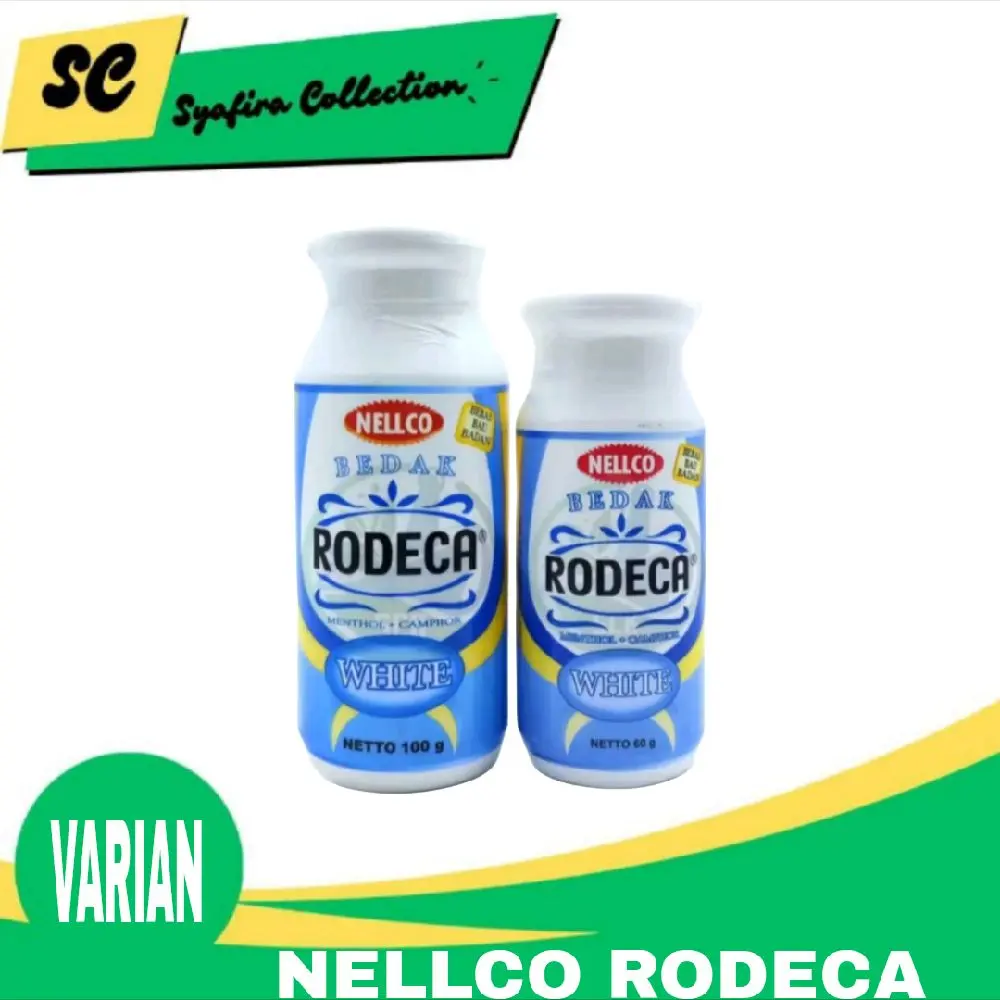 Bedak Nellco Rodeca White - Bedak Gatal & Biang Keringat
