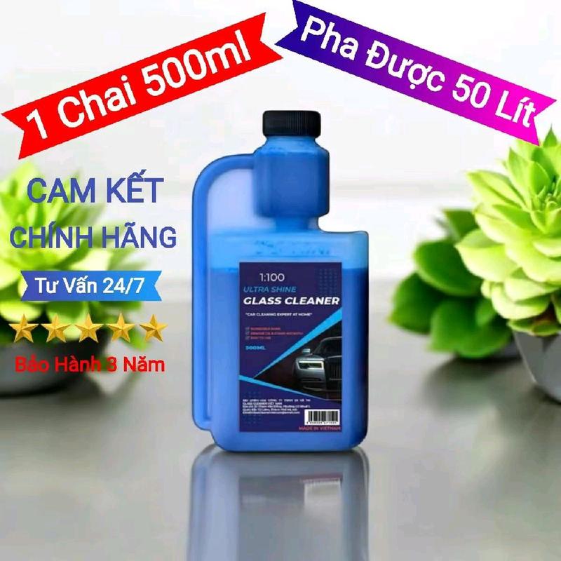 Nước Rửa Kính Ô Tô Glass Cleaner 500ml Chính Hãng,Siêu đậm Đặc