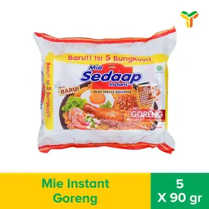 Sedaap Mie Instan Goreng Isi 5 Bag 90 Gram