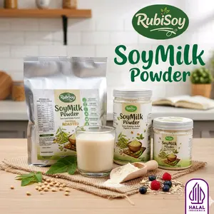 Rubisoy Susu Kedelai Bubuk Murni Premium 400g & 1000g Halal Indonesia Kualitas Terbaik Rendah Lemak Tinggi Protein No Reg. P-IRT 5103573152691-30