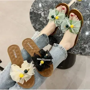 LVRFlats TG1606 Sandal Jepit Wanita Import Mode Bohemian / Sandal Pantai / Nyaman / jelly