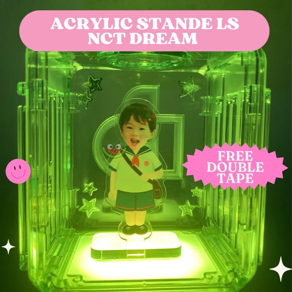 ACRYLIC STANDEE DECO LS NCT DREAM LIGHTSTICK DEKORASI PRINTILAN KONSER KPOP HADIAH ULANG TAHUN MEJA LUCU BAYI MARK RENJUN JENO HAECHAN JAEMIN CHENLE JISUNG