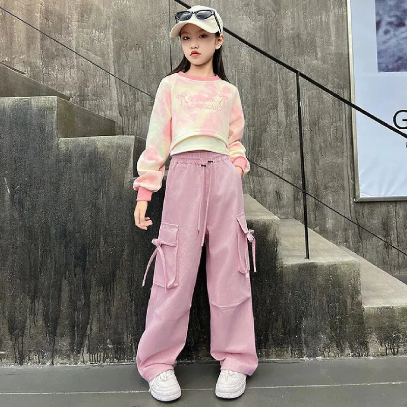 Setelan anak perempuan 3063 / 3203 pink pita baju celana - baju anak perempuan - set baju cewe fashion 4