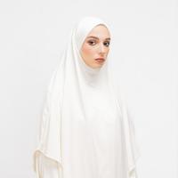 Gambar TUBITA - Khimar Saba Mecca French Khimar Hijab Panjang Wanita Cadar Instant - broken white dari Tubita Official_NEW Kota Bandung 4 Tokopedia