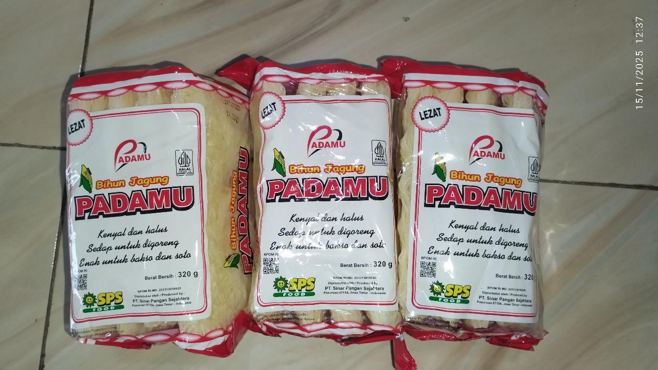 Bihun Jagung Padamu Merah 320g (3pcs/4 keping tiap pcs)