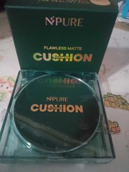 Product Review of 【Cushion】NPURE Centella Asiatica Flawless Matte Power Cushion / Cushion Kulit Jerawat / Skincare Infused /  Hypoallergenic / Dermatologically / Non-Acnegenic / Foundation Wajah / Concealer Berjerawat / Long Lasting from 9**i 0