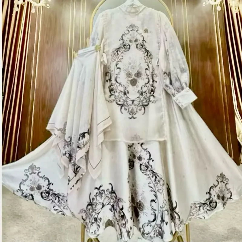 SHELLASAUKIA DRESS EDISI HARI RAYA SET ABAYA AL ULA SHELLA SAUKIA RAYA SERIES LEBARAN DRESS SET ABAYA OUTER BONUS LABUBU