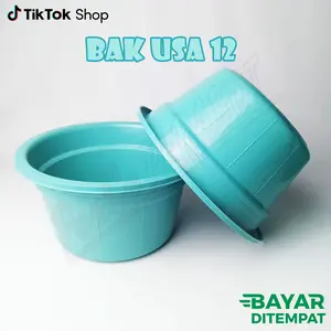 [12 Pcs] - Bak USA 12 / Baskom Serbaguna / Wadah Air 24 cm