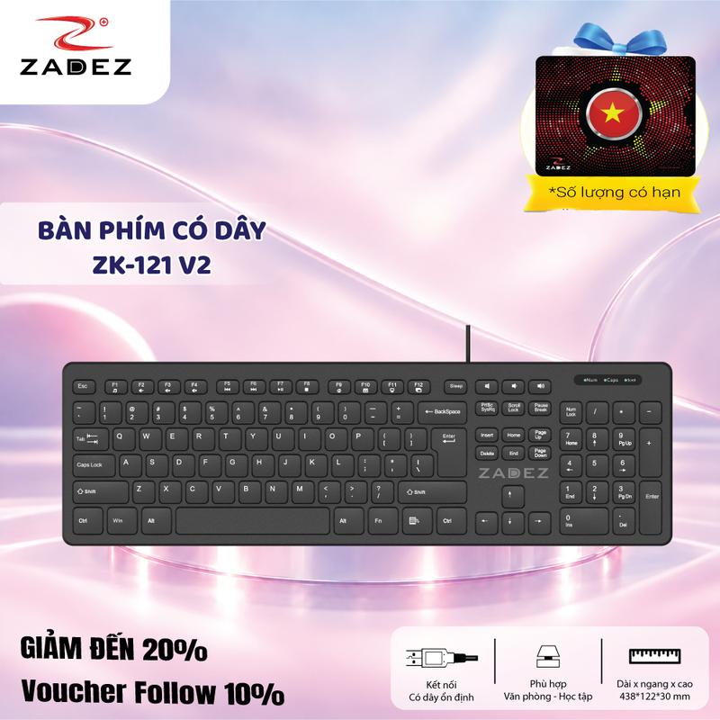 Bàn Phím ZADEZ Có Dây ZK-121 V2