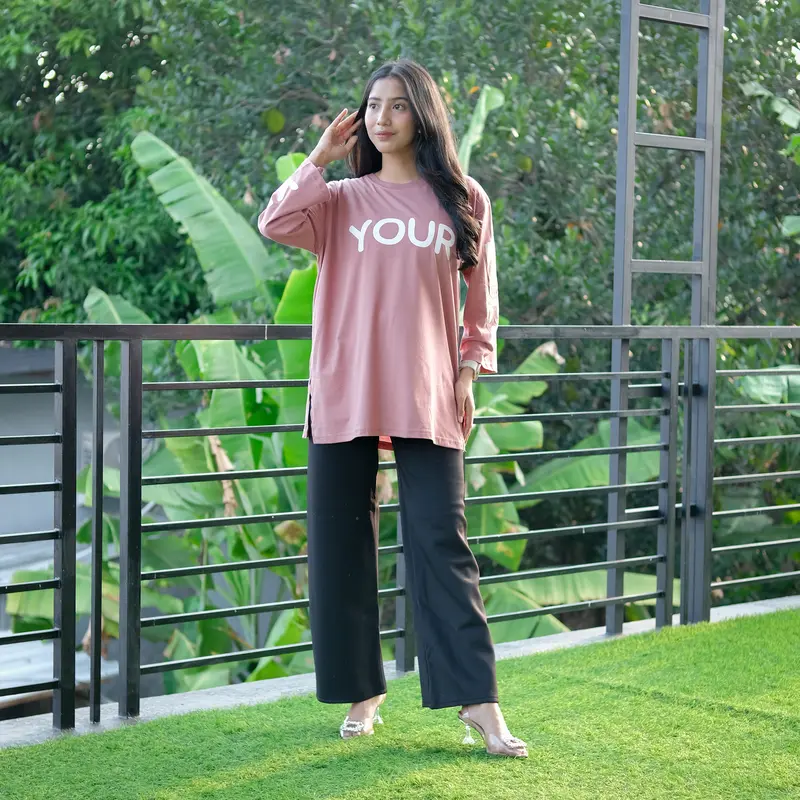 Kaos Oversize Wanita Motif Keep Your Eyes Terbaru 2024 Jumbo Kekinian / Kaos Oversize / Baju Wanita / Atasan Combed Panjang 1