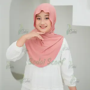 HIJAB INSTAN REMAJA 6-12 TAHUN // BERGO HUMA BAHAN JERSEY COOLTECH MELEYOT PASHMINA TOP BISA EMPAT MODEL // KERUDUNG MUSLIM // PASHMINA INSTAN HIJAB KEKINIANI