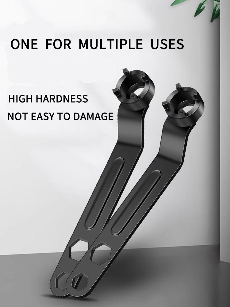 Product Introduction of Four-claw wrench new three-in-one angle grinder wrench grinder special adjustment and disassembly universal thickening wrench 1