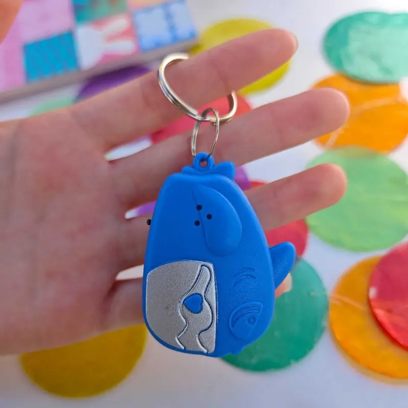 Gantungan Kunci Siul Anti Hilang Lupa Key Finder Keychain Senter LED 6