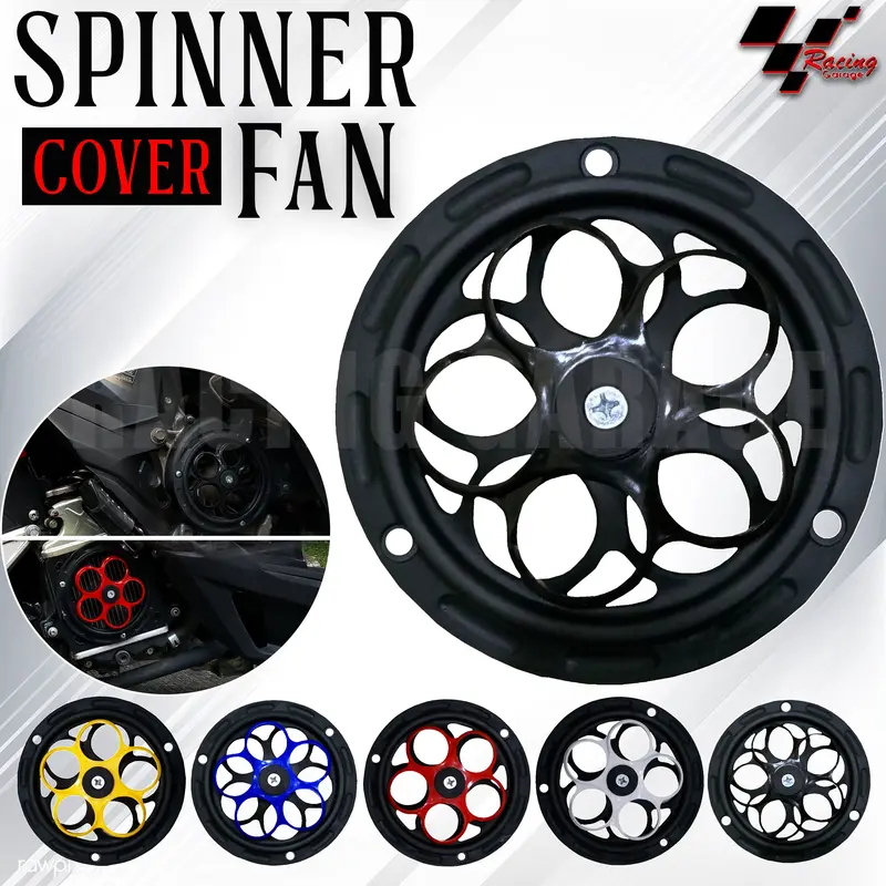 COVER KIPAS SPINER SPINNER VESPA BEAT FI DELUXE STREET SCOOPY VARIO MIO M3 SOUL GT X RIDE FINO PENUTUP KIPAS MESIN MATIC FILANO FAZZIO UNIVERSAL Motor 0