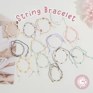 String Bead Bracelet - Gelang Manik Mote Gelang Persahabatan