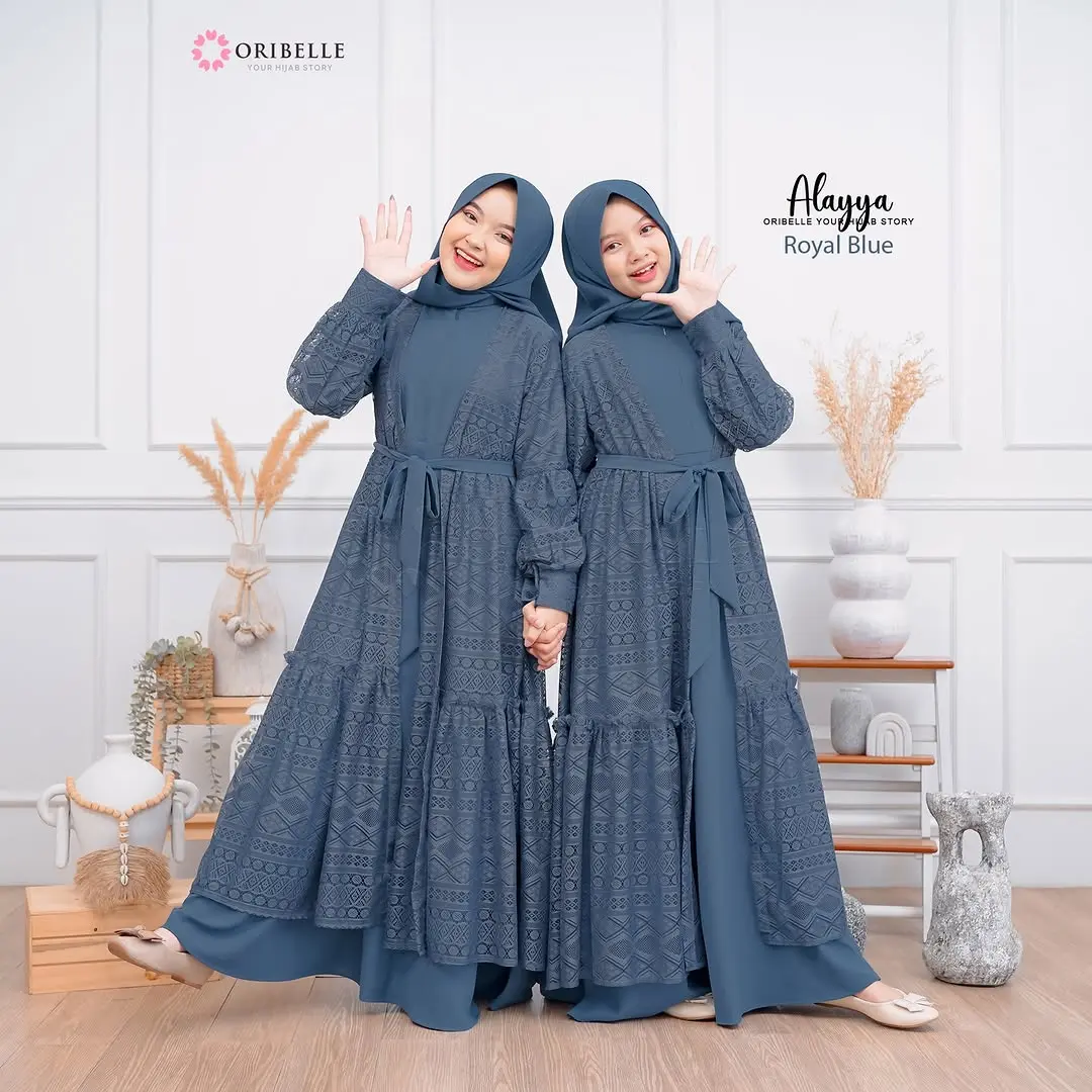 Gamis Anak Perempuan Alayya Dress Kids Muslimah Anak Remaja Tanggung Terbaru Kekinian Usia 10 11 12 13 14 15 16 Tahun Bahan Cringke Mix Brukat Malika Gamis Pashion Muslim Modis Simple Dan Rapih Baju Gamis Lebaran 2025 Virall Mewah