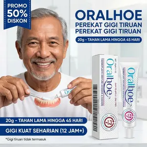 Krim Perekat Gigi Tiruan 20g Untuk Kenyamanan dan Daya Rekat Sehari Hari