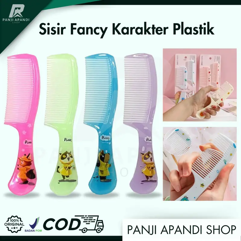 [ORIGINAL] SISIR FANCY KARAKTER / SISIR RAMBUT KARAKTER / HAIR COMB 1