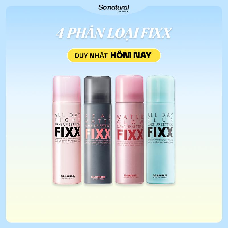 Xịt Khóa Makeup Toàn Diện So Natural Phân Loại Theo Từng Loại Da All Day Ti