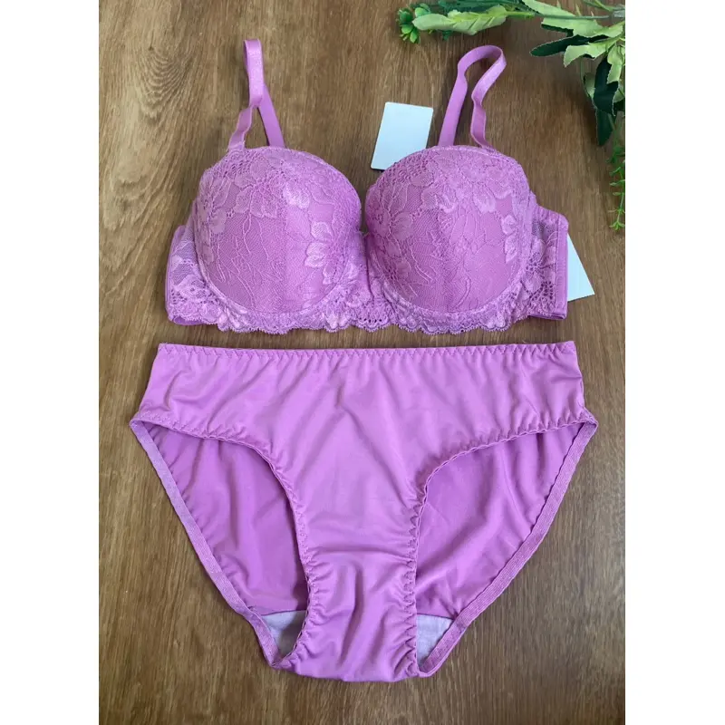 PIERRE CARDIN SET BRA HALF CUP BERKAWAT & PANTY BH SIZE 34B dan 36B 0