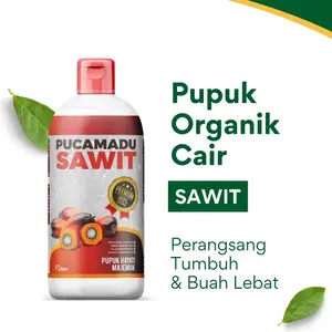 PUCAMADU Pupuk Booster Organik Cair Sawit - Solusi Hasil Panen Melimpah Tanah Sehat Meningkatkan Kesuburan Kesehatan Tanah Ramah Lingkungan, Efektif & Penuh Manfaat)