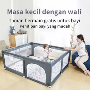 Pagar bayi area bermain bayi area bermain bayi ruang besar pagar pelindung bermain anak-anak