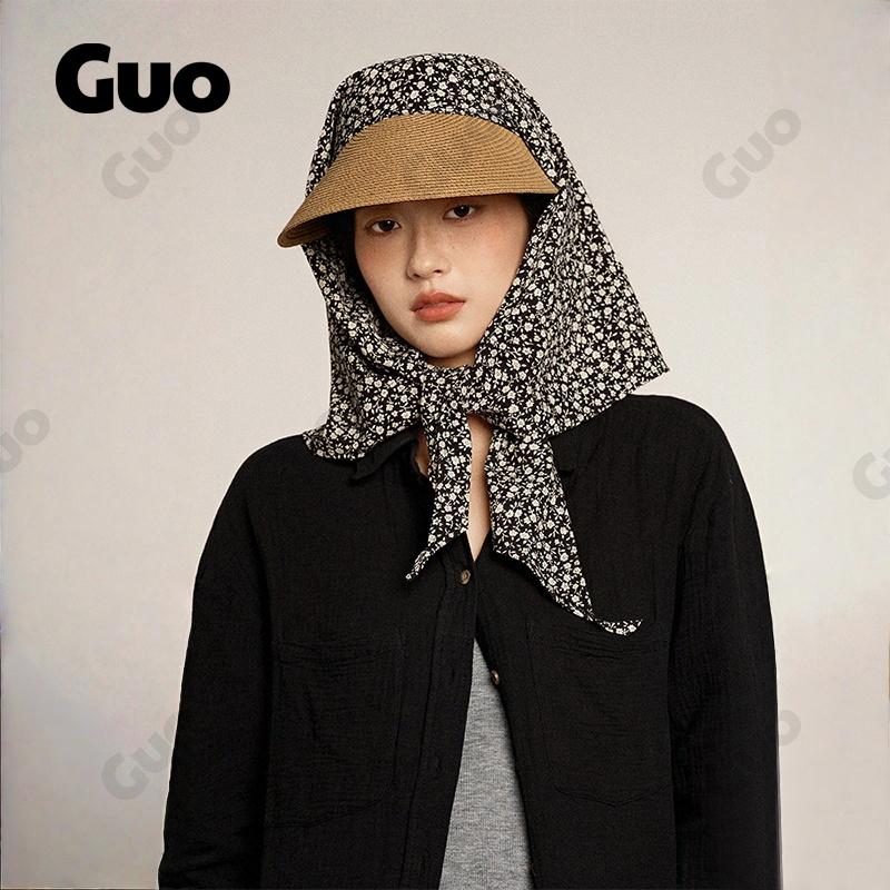 Mũ Rộng Vành Khăn Quàng Cổ Hoa Thời Trang Hàn Quốc Phong Cách Mùa Hè Mũ Chống Nắng Dễ Phối Đồ Cho Nữ Thích Hợp Đi Biển Và Có Thể Đeo Ngoài Trời