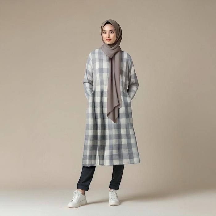 Gambar Peternation Tunik wanita wool flanel Atasan dari PETERNATION Kota Administrasi Jakarta Barat Tokopedia
